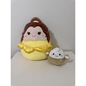 Squishmallows Belle 10" Lumiere 4" Plush Beauty And The Beast Squishmallow‎